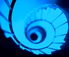 “Mar Azul Vertical” (Vertical Blue Sea) by Bertol Arrieta